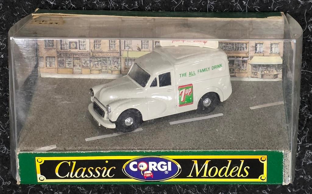 Corgi Toys 1:43 Morris 1000 Bestelauto 7Up Modelauto MIB!, Hobby en Vrije tijd, Modelauto's | 1:43, Ophalen of Verzenden, Auto
