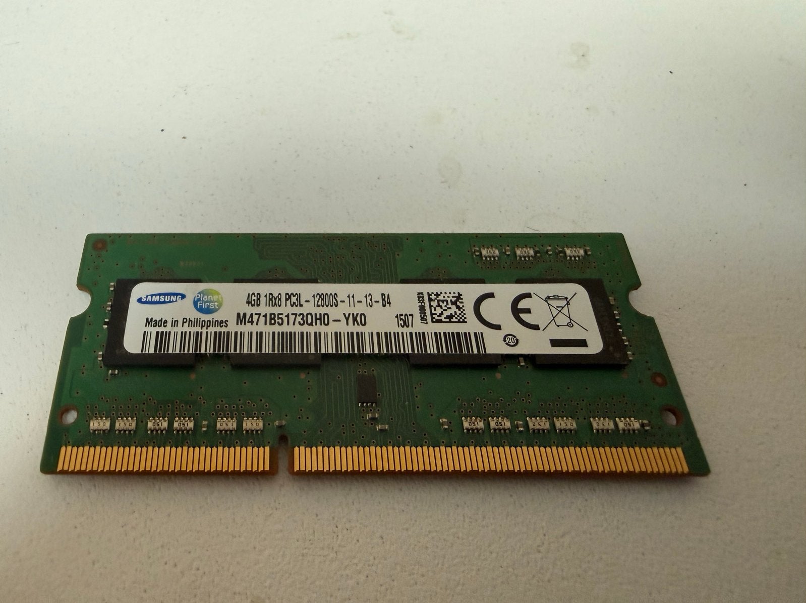 Samsung 4GB DDR3 RAM Geheugenmodule voor Laptop, Gebruikt, DDR3, Ophalen of Verzenden, Laptop