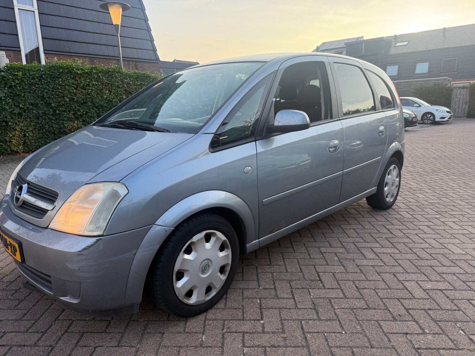 Opel Meriva 1.4 16V 2006 Grijs, Auto's, Voorwielaandrijving, 4 cilinders, Handgeschakeld, 1364 cc