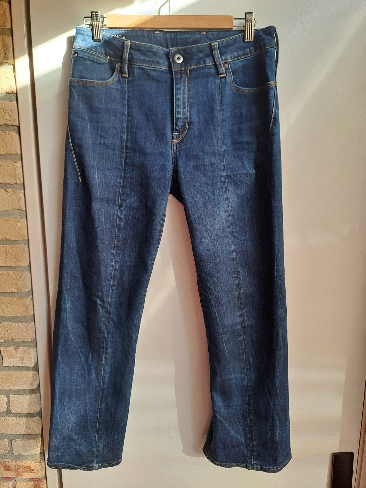 G-Star RAW Lonc 3D Kick Cropped Flare Jeans W28 L32, Blauw, Ophalen of Verzenden, W28 - W29 (confectie 36), Gedragen