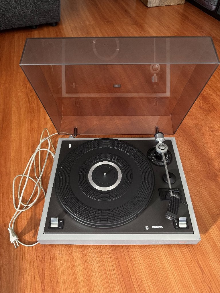 Philips platenspeler hifi 437, Ophalen, Philips, Gebruikt, Pitch-regelaar