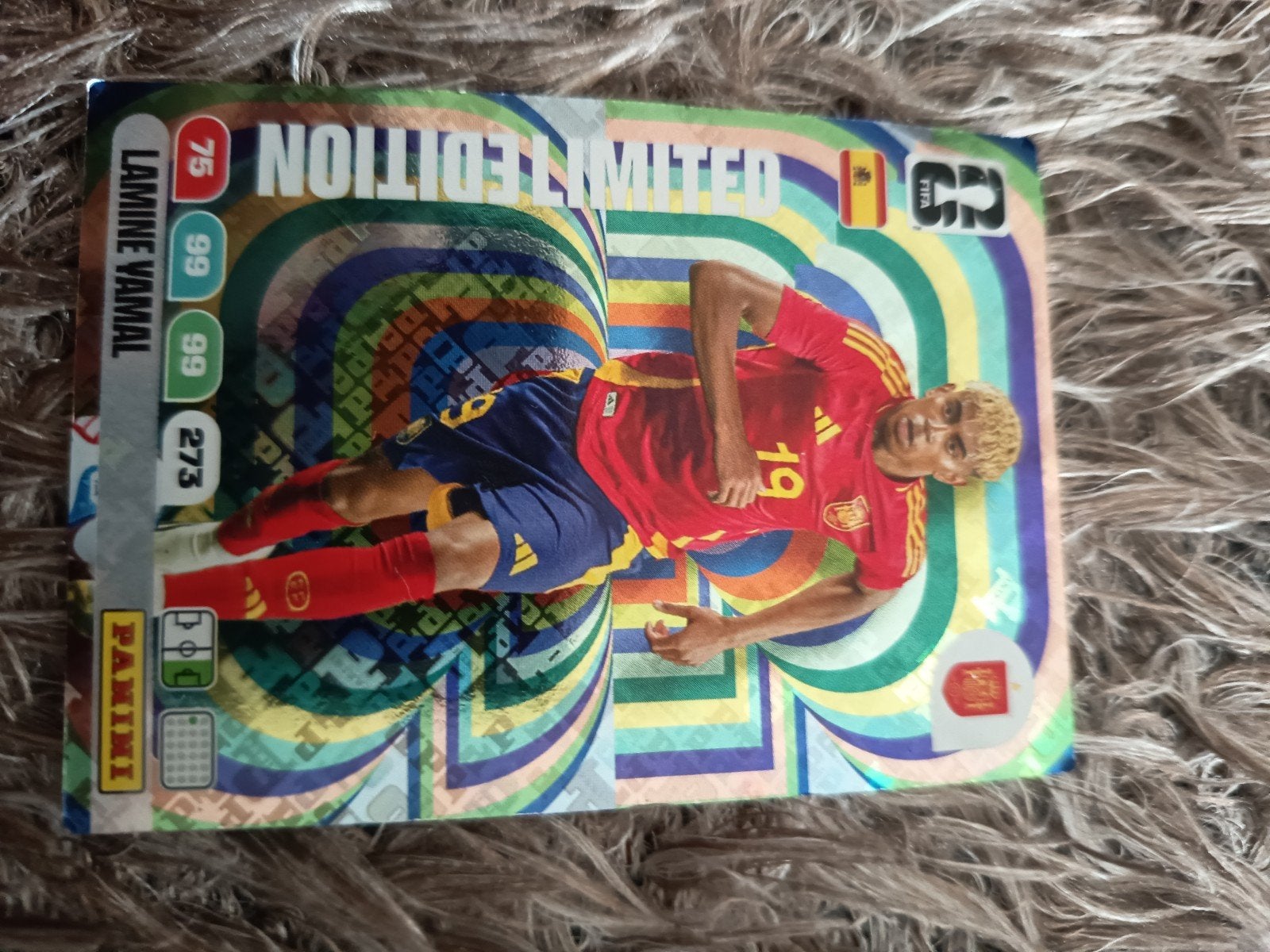 Panini FIFA 365 Limited Edition Lamine Yamal Spelerskaart, Ophalen of Verzenden, Zo goed als nieuw, Buitenlandse clubs, Spelerskaart