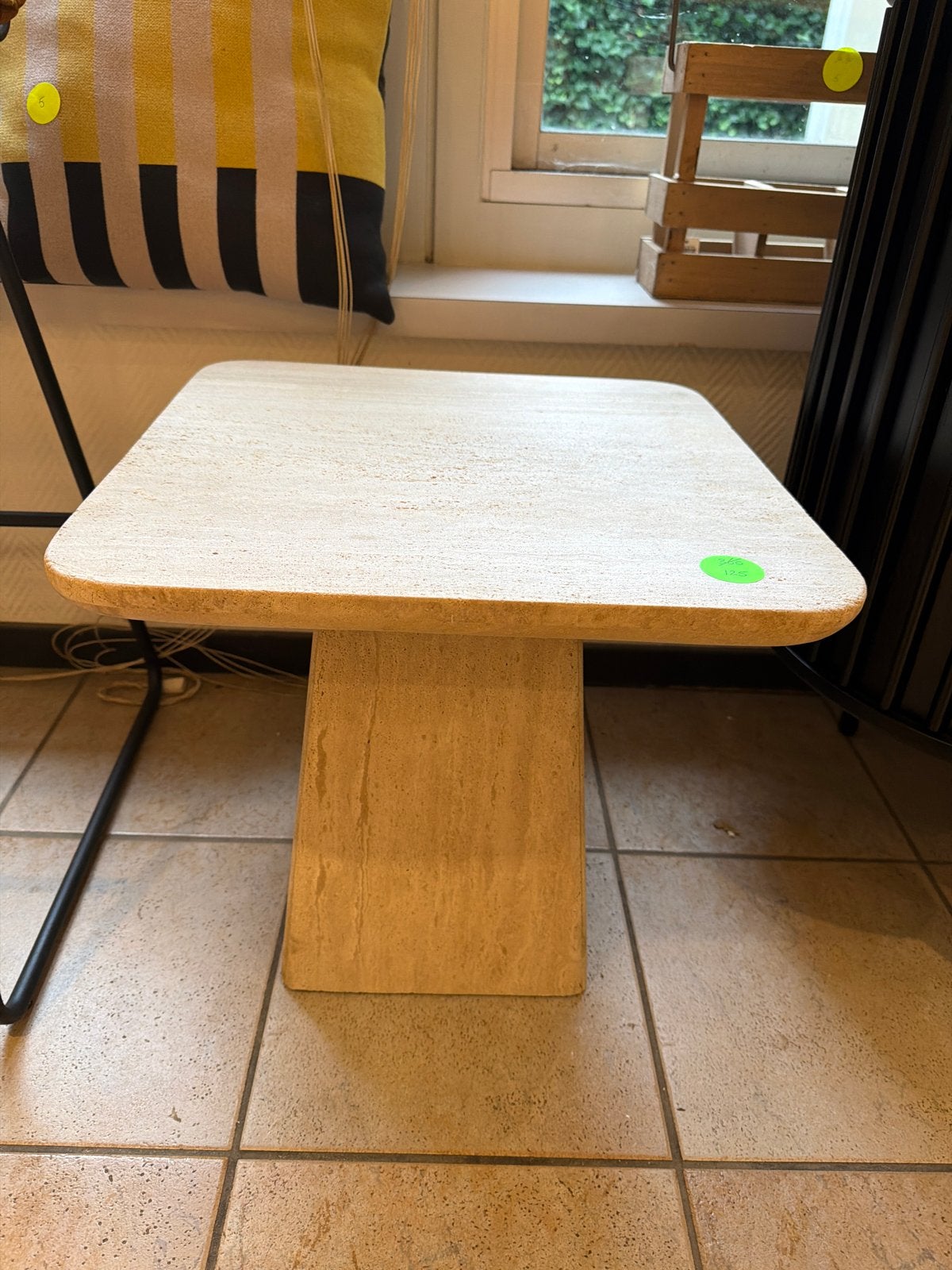 Nieuwe betonnen salontafel 45x45x42 cm, Ophalen, Minder dan 50 cm, 100 tot 150 cm, Vierkant