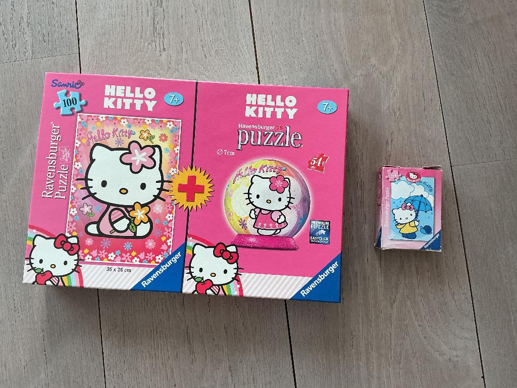 Hello kitty pakket, Ophalen of Verzenden, Puzzelen