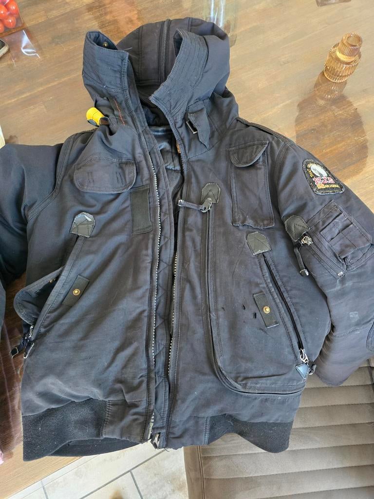 Parajumpers jas zwart - Maat S - Gebruikt met kleine gaatjes, Ophalen of Verzenden, Gedragen, Zwart