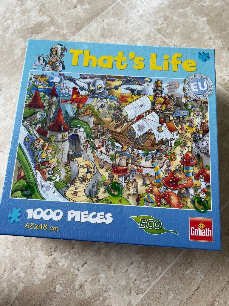 Goliath legpuzzel 1000 stukjes NIEUW, Ophalen of Verzenden, 500 t/m 1500 stukjes, Nieuw, Legpuzzel