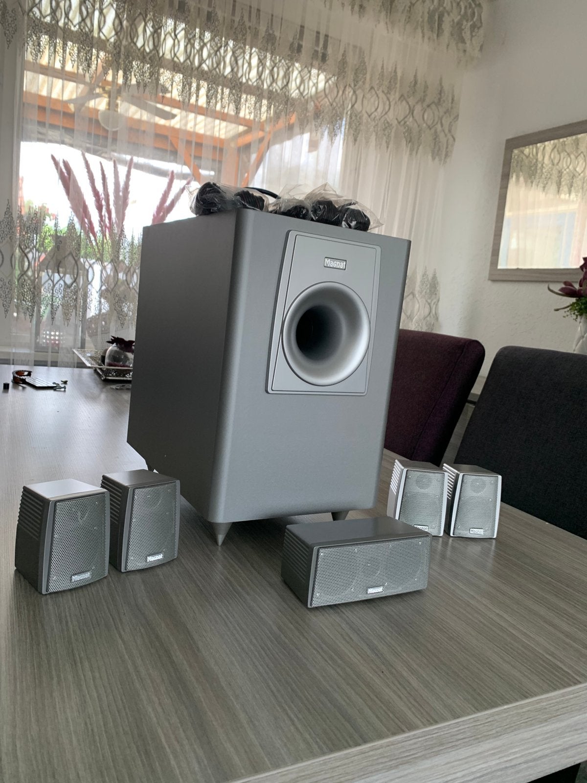 Magnat Stylus 7000A 5.1 Surround Speakerset – Nieuw in doos, Audio, Tv en Foto, Luidsprekers, Ophalen, Nieuw, 120 watt of meer
