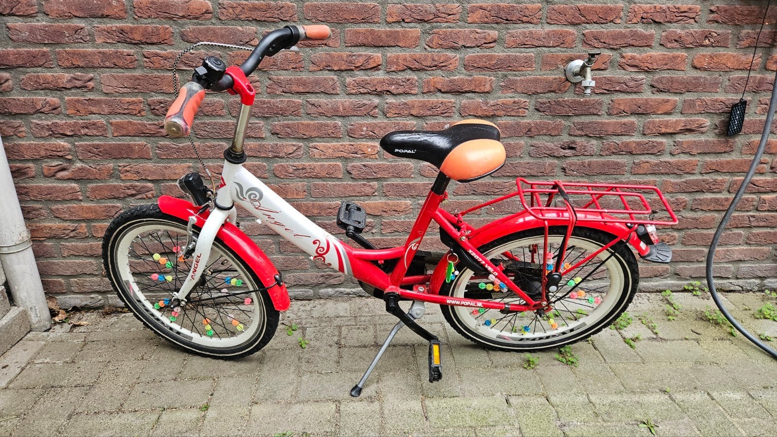 Popal Angel kinderfiets 20 inch, Ophalen, Gebruikt, Popal, Terugtraprem