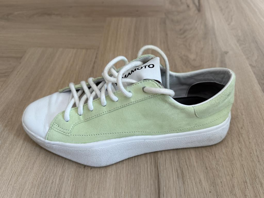 Y-3 Tangutsu Lace Sneakers - Maat 42 2/3, Ophalen of Verzenden, Gedragen, Groen, Sneakers of Gympen