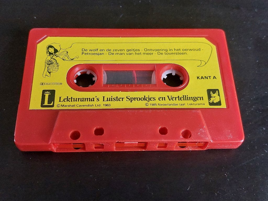 LEKTURAMA LUISTERSPROOKJES-DE WOLF EN DE ZEVEN GEITJES (MC), Cd's en Dvd's, Cassettebandjes, Kinderen en Jeugd, 1 bandje, Ophalen of Verzenden