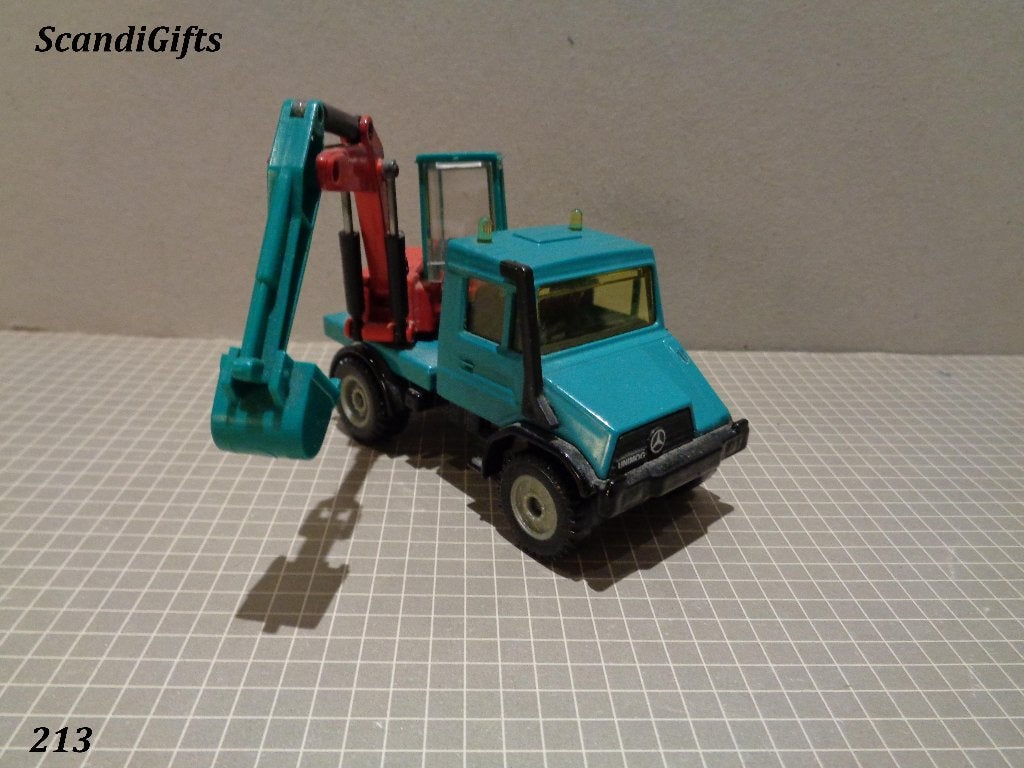 siku unimog met kraan, Ophalen of Verzenden, Zo goed als nieuw, Bus of Vrachtwagen, SIKU