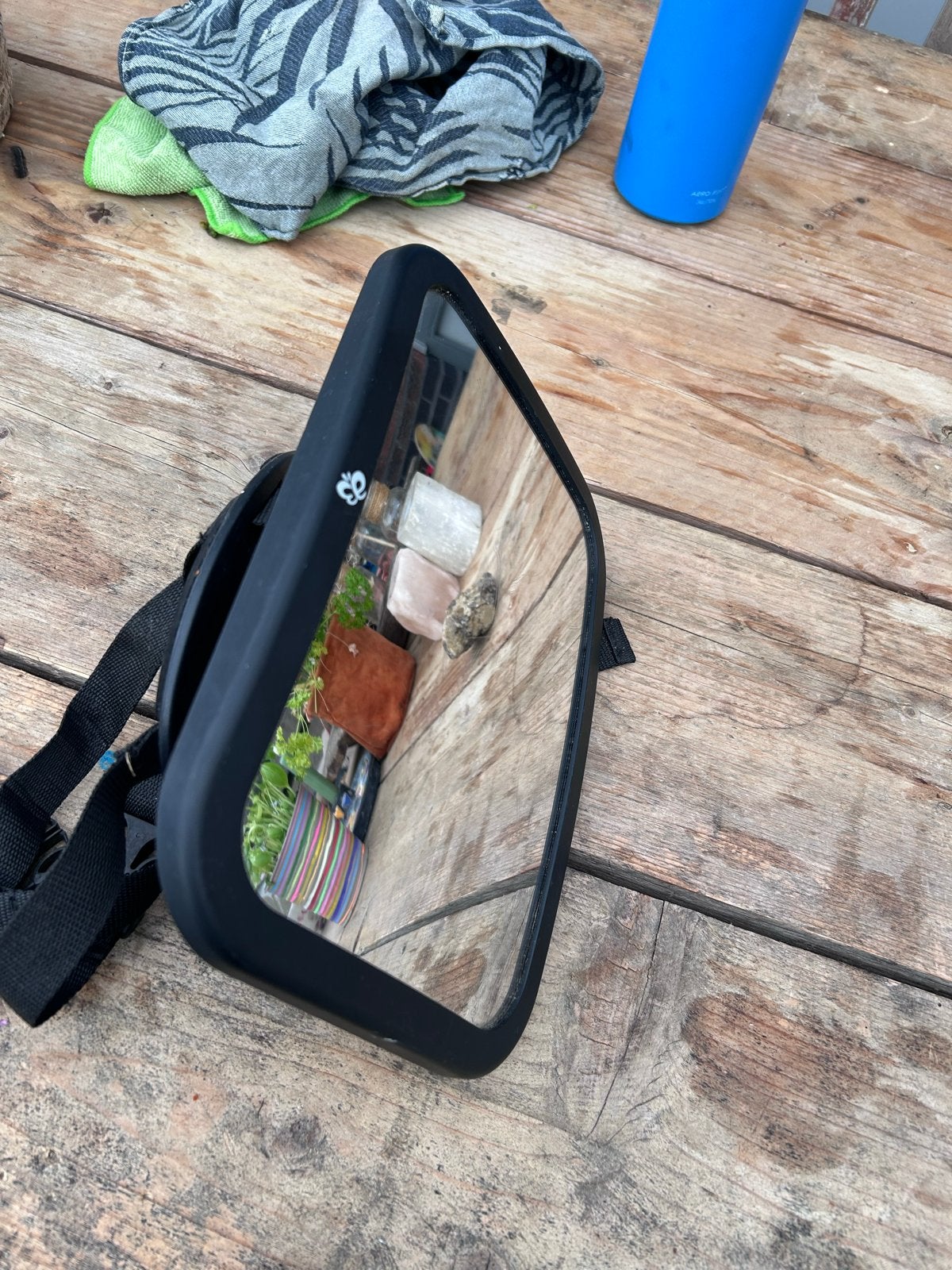 Kinder spiegel voor in de auto, Ophalen, Gebruikt