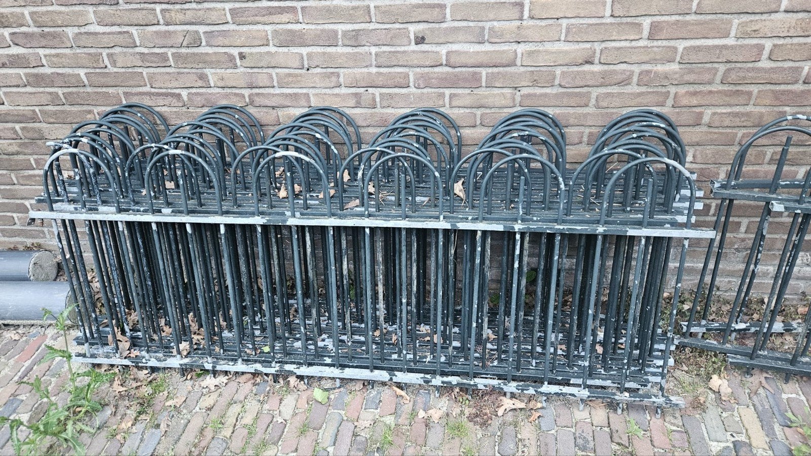 Gebruikt ijzeren tuinhekwerk - diverse delen, Ophalen, Gebruikt, IJzer, Tuinhek