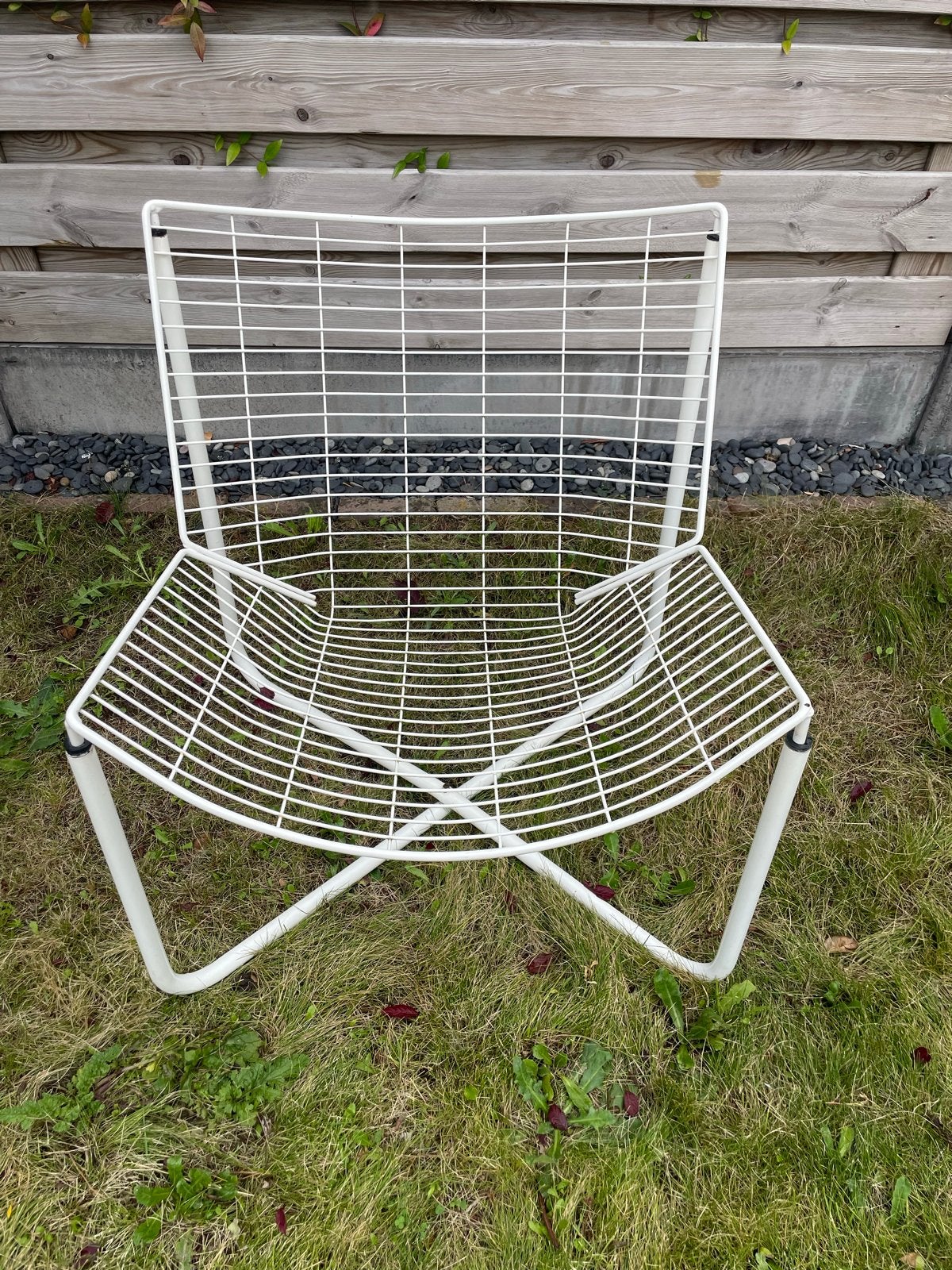 SKÅLBODA Fauteuil, wit, Ophalen, Gebruikt, Wit, Metaal