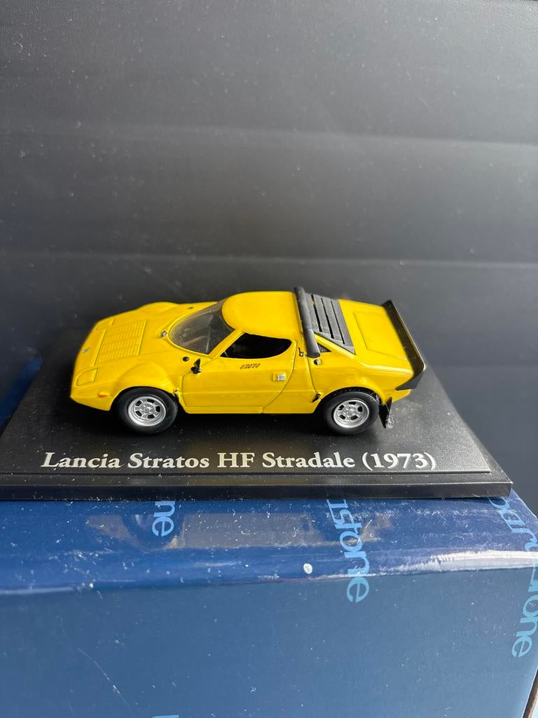 Lancia Stratos HF Stradale (1973) 1/43 modelauto, Hobby en Vrije tijd, Modelauto's | 1:43, Zo goed als nieuw, Auto, Overige merken
