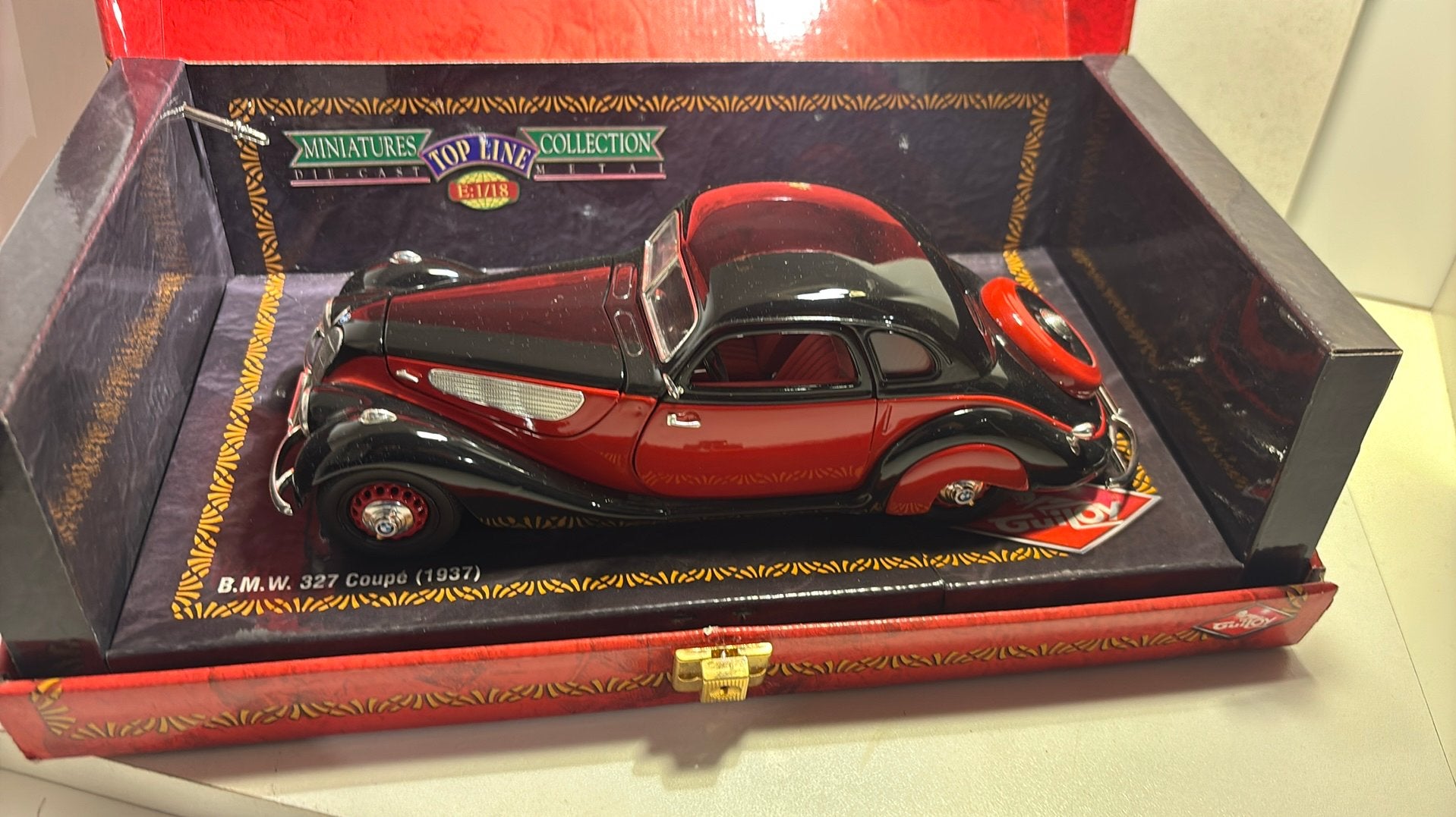 Bmw 327 coupe 1937 guiloy 1.18, Hobby en Vrije tijd, Modelauto's | 1:18, Overige merken, Ophalen of Verzenden, A, A