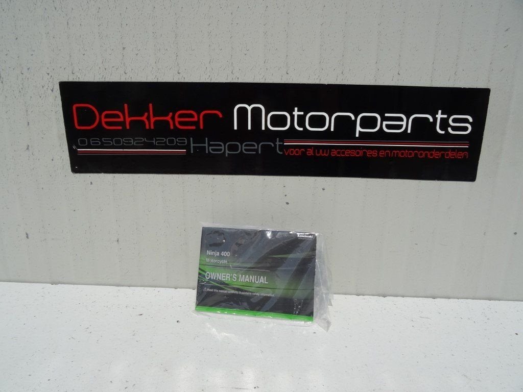 Instructie boek / Owners manual Kawasaki Ninja 400 2018 >, Motoren, -, -, Nieuw, Ophalen of Verzenden