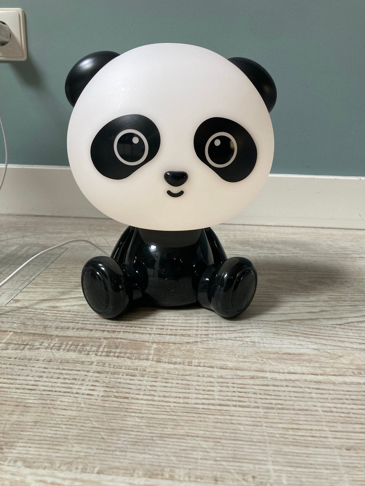 Leuke panda lamp voor de kinderkamer, Gebruikt, Overige merken, Zwart, Ophalen of Verzenden