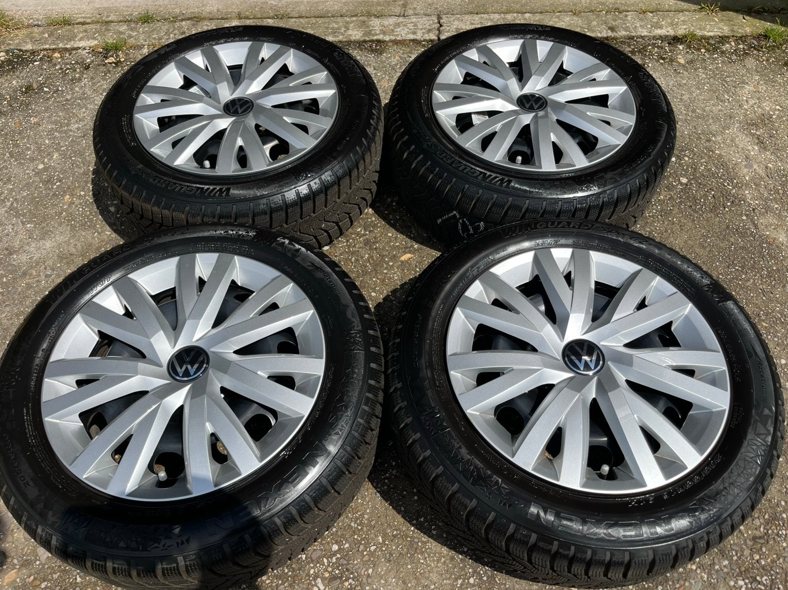 16” originele Volkswagen Golf 8 (7 6) winter velgen, Auto-onderdelen, Ophalen, Gebruikt, 16 inch, Banden en Velgen
