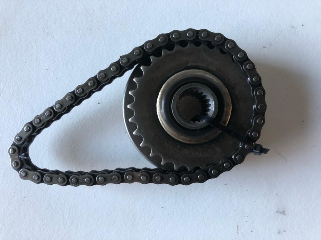 Startkoppeling met ketting voor Cbx550f2, Gebruikt, ., Ophalen of Verzenden, .