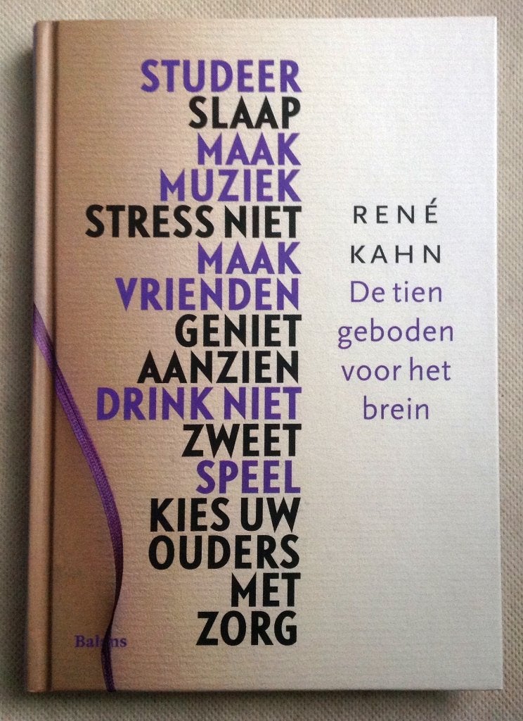 De tien geboden voor het brein, Boeken, Verzenden, Gelezen, Rene Kahn