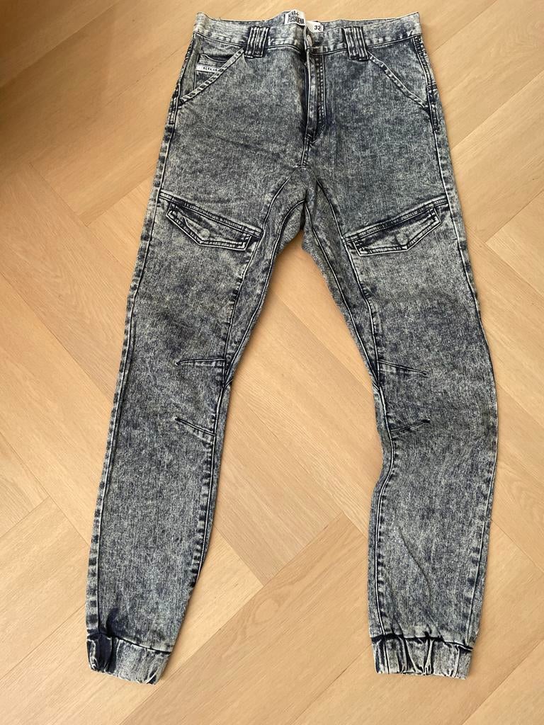 Nena and Pasadena Jogger Jeans - Maat W32, Verzenden, Gedragen, Grijs, W32 (confectie 46) of kleiner