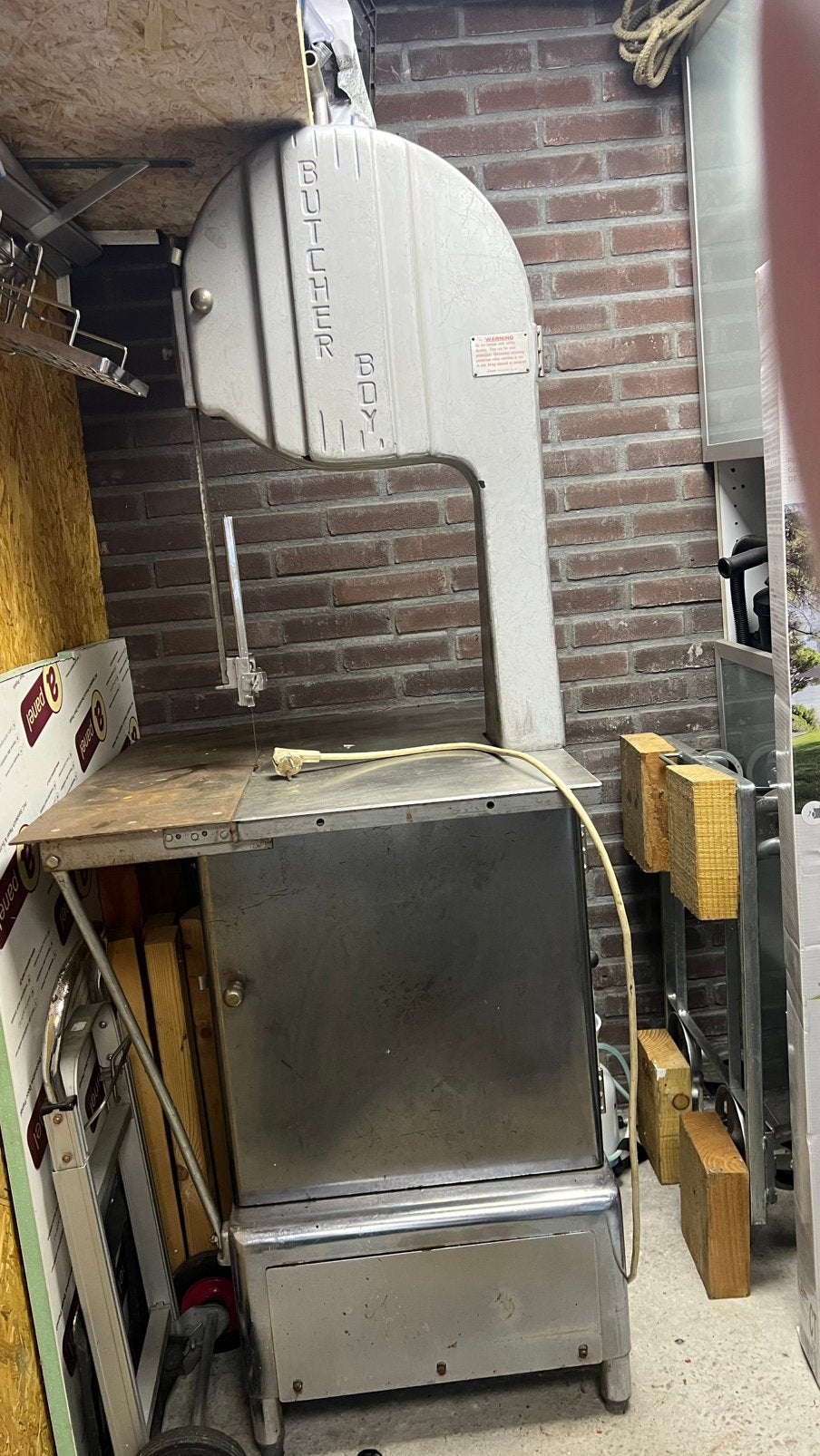 Butcher Boy professionele lintzaagmachine – 220V, Ophalen, Gebruikt