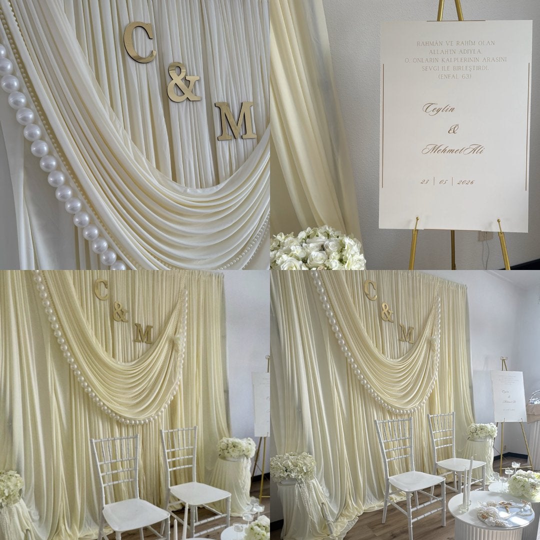 Wedding kiz isteme hand vragen backdrop, Ophalen of Verzenden