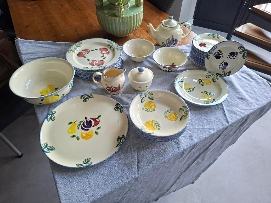 koffietijd servies Poole Pottery, Ophalen, Gebruikt, Bord(en), Overige stijlen
