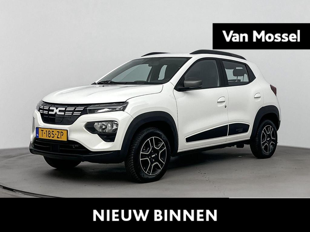 Dacia Spring Expression 27 kWh 45Pk | Navigatie | Airconditi, Auto's, Gebruikt, Wit, Parkeersensor, Onderhoudsboekje