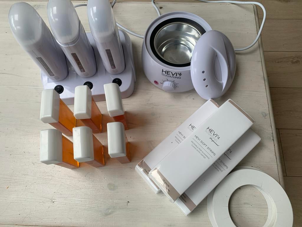 Ontharingsset/waxset/sugaring body, Ophalen, Zo goed als nieuw