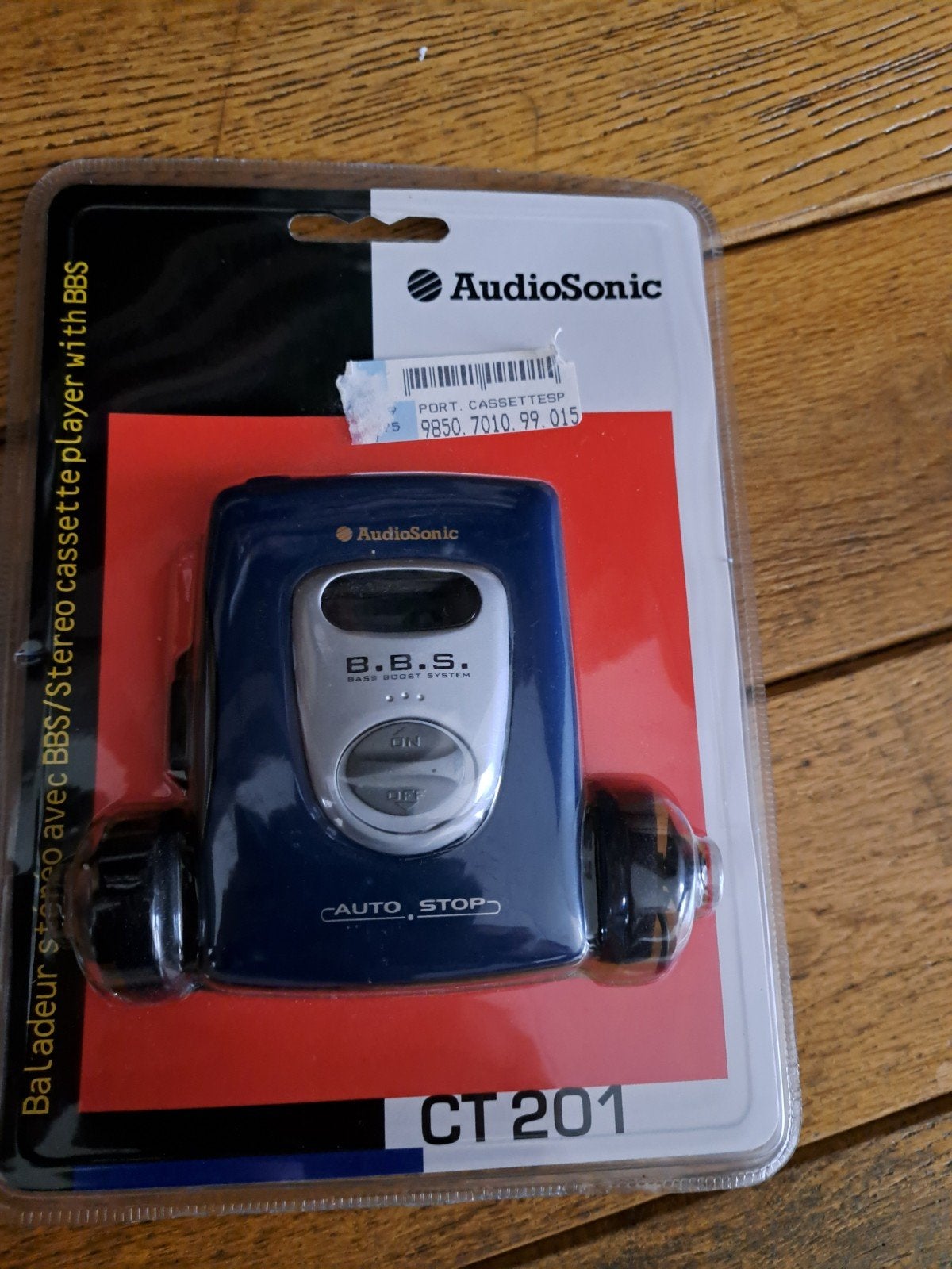 Audiosonic CT 201 Stereo Cassette Player met BBS, Ophalen of Verzenden, Walkman