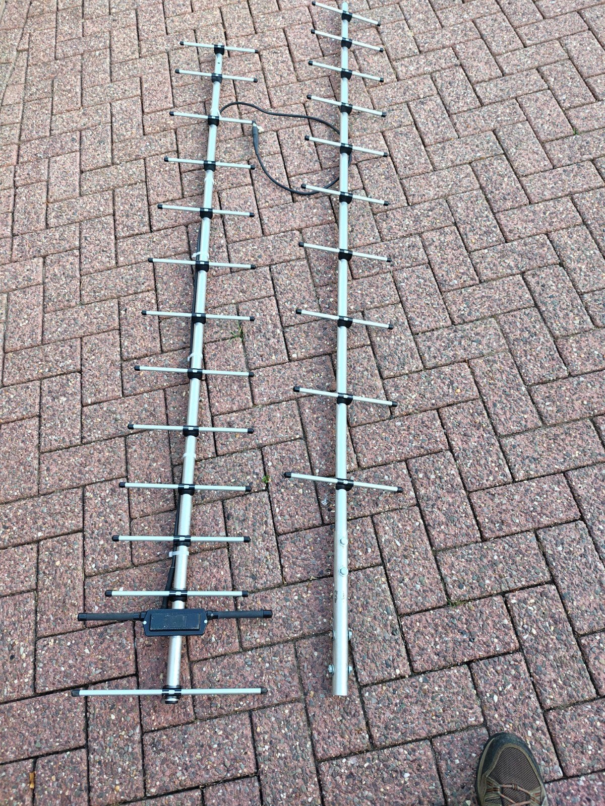 T.k 2x 24 elements 70cm UHF Yagi richt antennes, Telecommunicatie, Ophalen, Zo goed als nieuw, Antenne