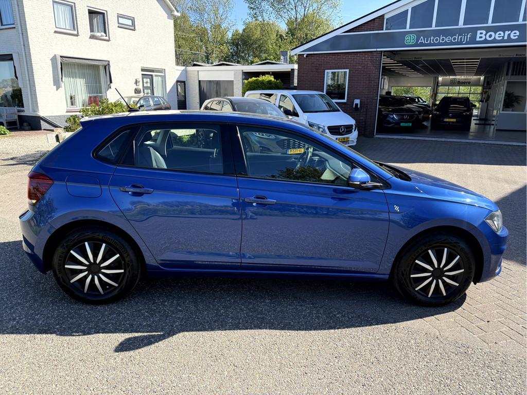 Volkswagen Polo 1.0 TSI Comfortline Camera, App Connect, Nav, Voorwielaandrijving, Stof, 1045 kg, Blauw