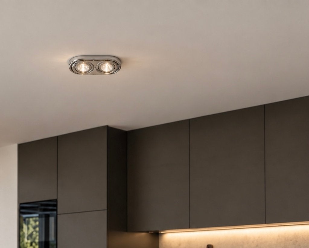 10 Delta Light spots nieuw twv € 100,00 st chroom chrome, Ophalen of Verzenden, Nieuw