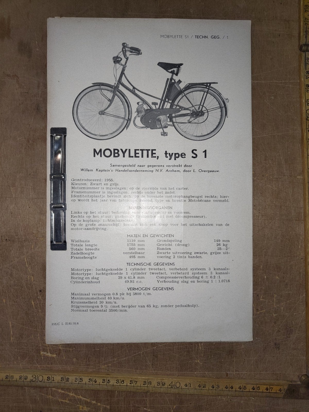 Werkplaats instructies Mobylette S1, S2 en S3, Ophalen of Verzenden
