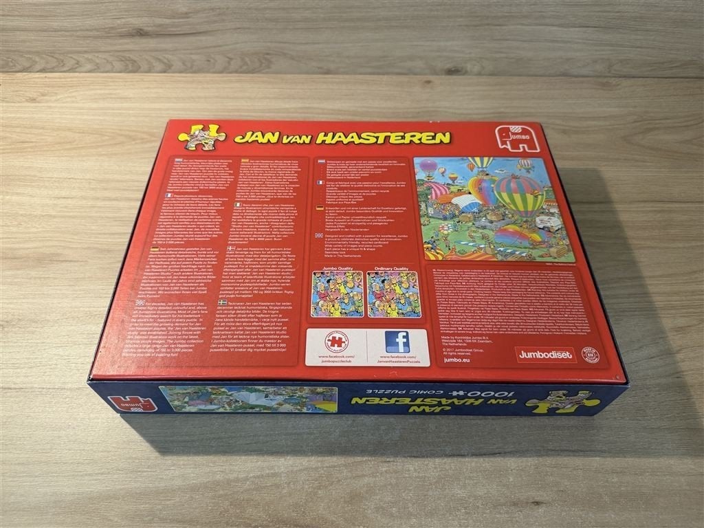 Jan van Haasteren - kamperen in het bos - 1000 stuks - s6313, Hobby en Vrije tijd, Denksport en Puzzels, Verzenden, 500 t/m 1500 stukjes