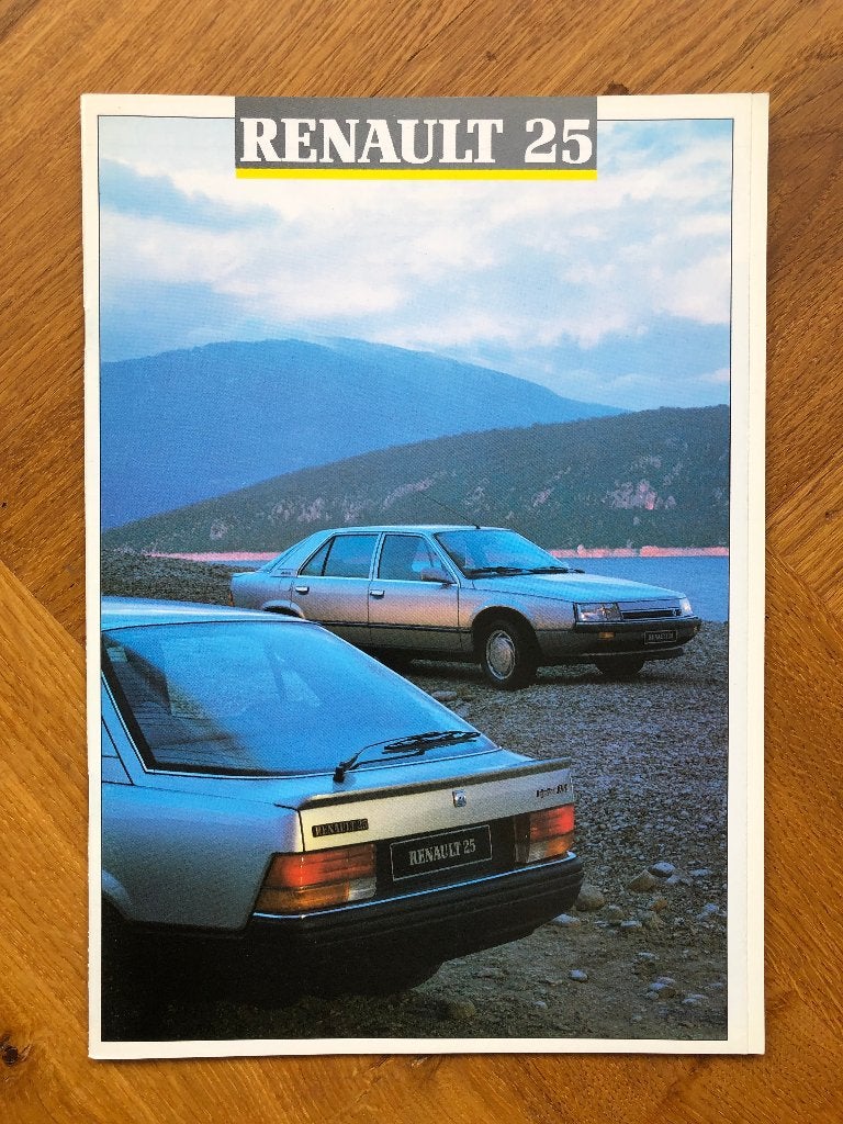 Renault 25 folder 1988, Verzenden, Renault, Nieuw, Renault