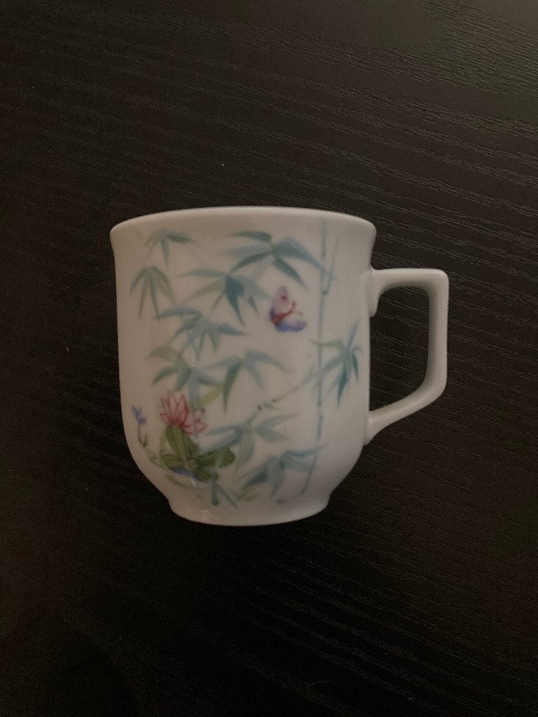 Schattig kopje Limoges porselein, Ophalen of Verzenden, Zo goed als nieuw, Overige stijlen, Kop(pen) en/of Schotel(s)