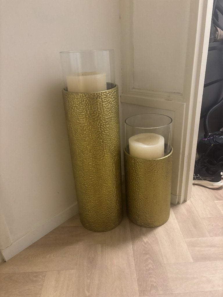 Te koop windlichten, Ophalen, Overige materialen, Gebruikt, Overige merken