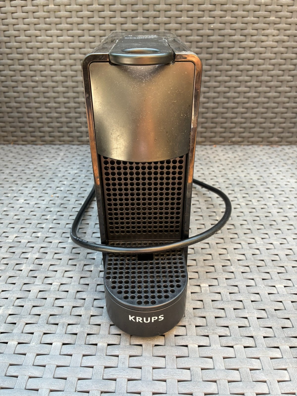 Krups Nespresso Essenza Mini (Grijs/Zwart), Ophalen of Verzenden, Zo goed als nieuw, Espresso apparaat
