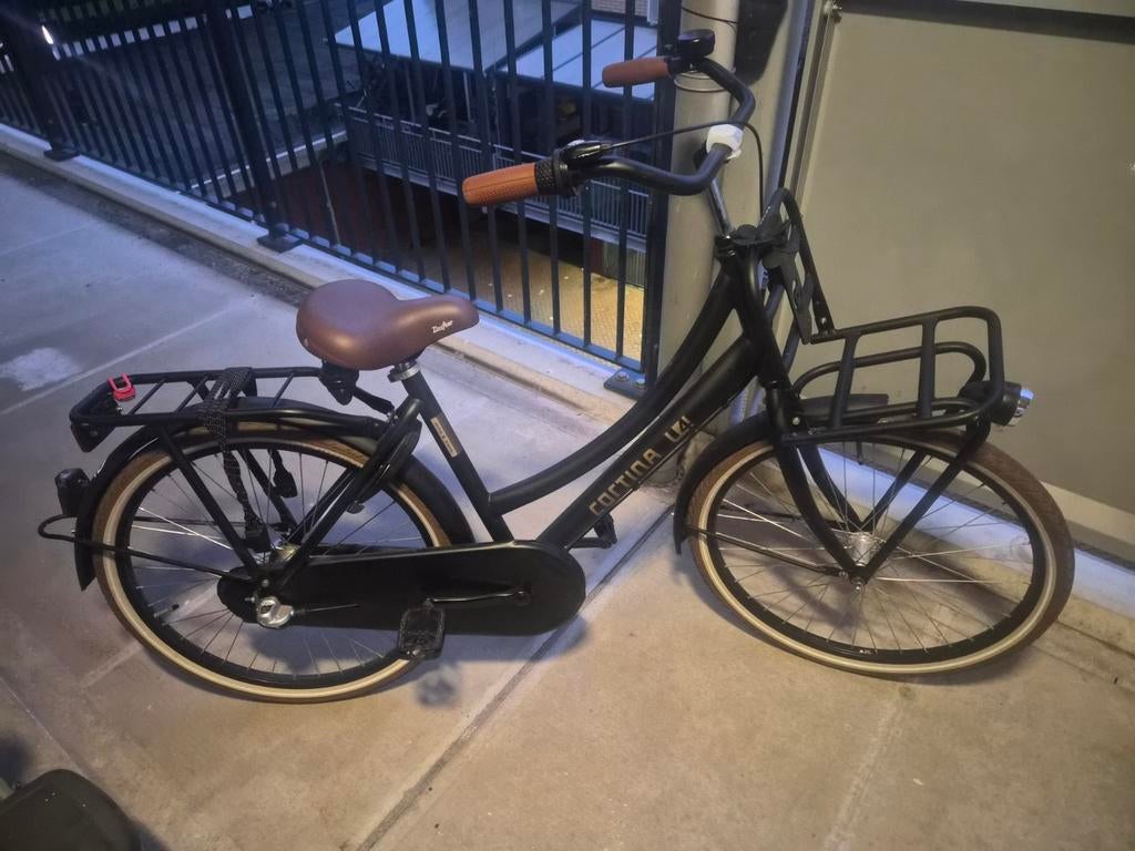 Cortina U1 Transportfiets kinderfiets 24inch, Fietsen en Brommers, Fietsen | Dames | Damesfietsen, Overige merken, Terugtraprem