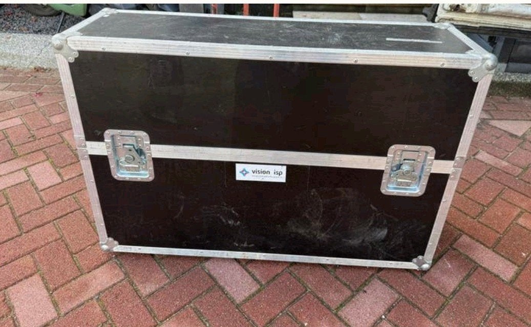Zware kwaliteit flight case voor transport, Gebruikt, 100 cm of meer, 60 cm of meer, Bak of Kist