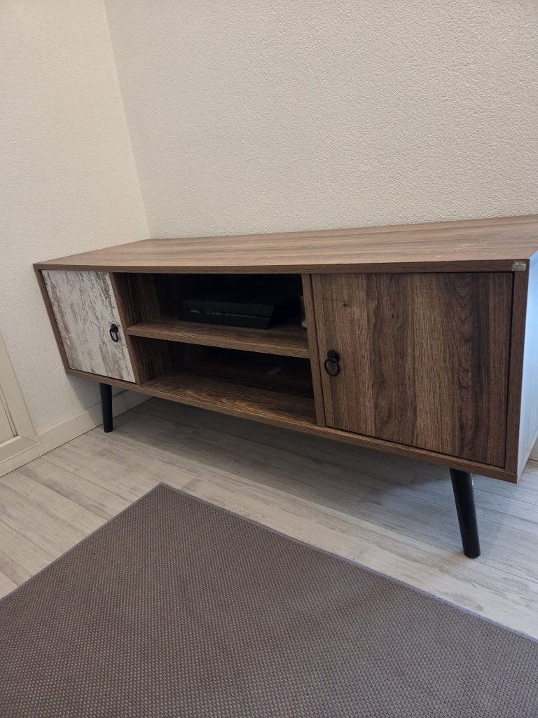 tv meubel, Ophalen, 100 tot 150 cm, Zo goed als nieuw, Minder dan 100 cm