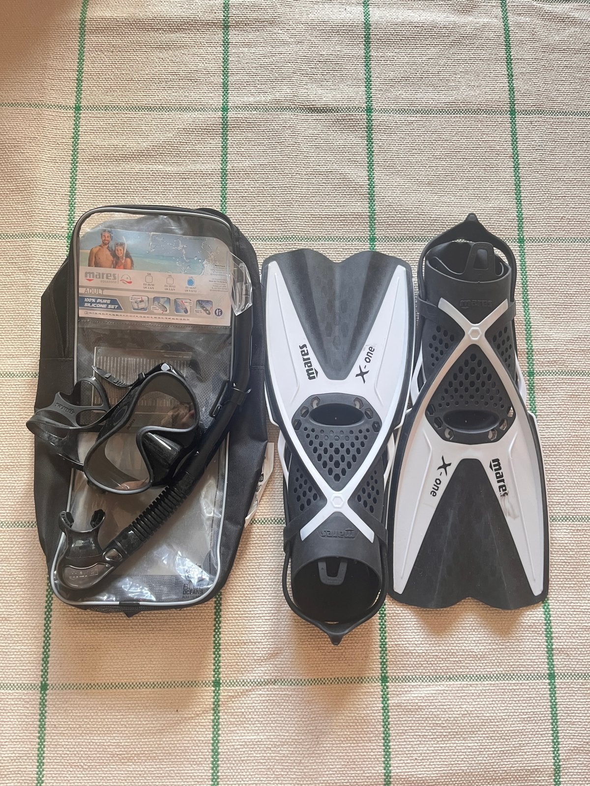Snorkelset Mares, Ophalen of Verzenden, Zo goed als nieuw, Duikbril of Snorkel