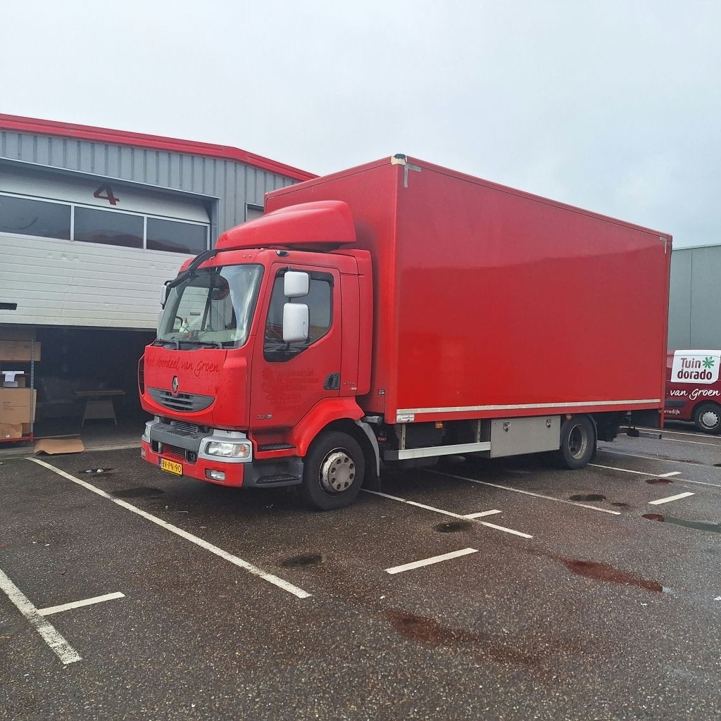 Renault Midlum – gecond. bakwagen+laadklep bloementransport, Auto's, Voorwielaandrijving, Stof, Renault, Overige kleuren