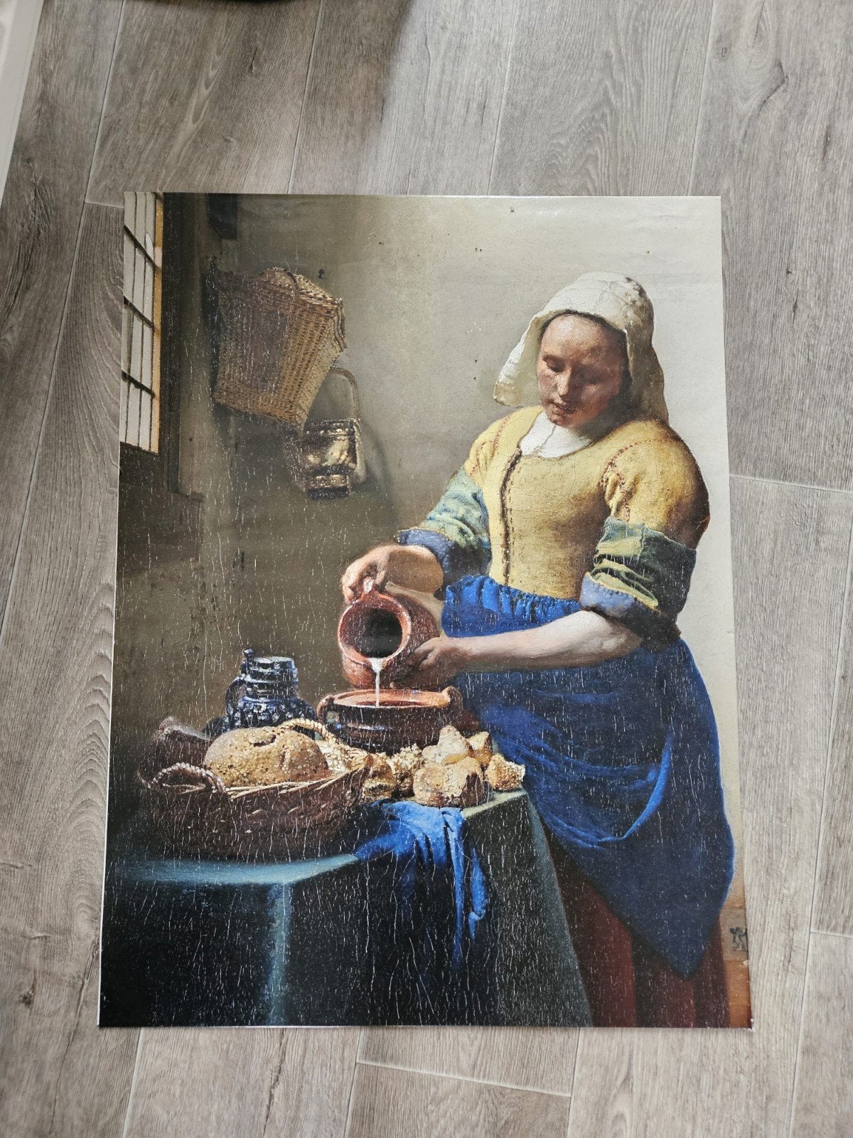 afbeelding van het melkmeisje van Johannes vermeer, Huis en Inrichting, Ophalen, Schilderij