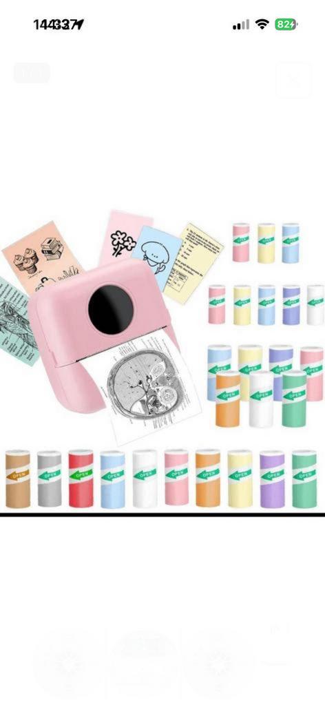 mini printer nieuw met papier, Computers en Software, Printers, Ophalen of Verzenden, Nieuw