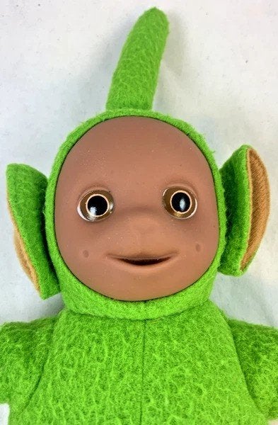 Dipsy Teletubbies knuffel groen glitterscherm vintage 30cm, Coolsingel 104, 3011 AG Rotterdam, Netherlands, Groen, Overige typen