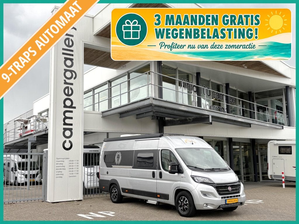 Mooveo 63 EB 9-TRAPS AUTOMAAT ENKELE BEDDEN DAKAIRCO EURO6, Fiat, 6 tot 7 meter, Bedrijf, Diesel
